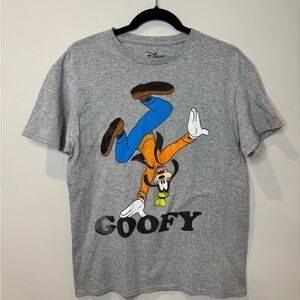 Disney Goofy Graphic T Shirt Gray